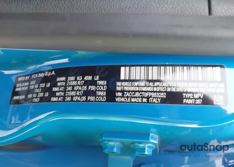 2015 Jeep Renegade Trailhawk z USA, uszkodzony, nr VIN ZACCJBCT2FPB53252